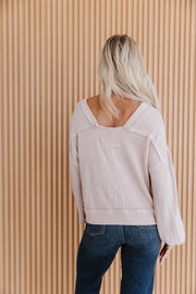 Lincon Ribbed Oversized Top