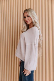 Lincon Ribbed Oversized Top