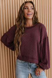 Lincon Ribbed Oversized Top