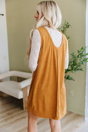 Linden Corduroy Sleeveless Mini Dress | DROPSHIP