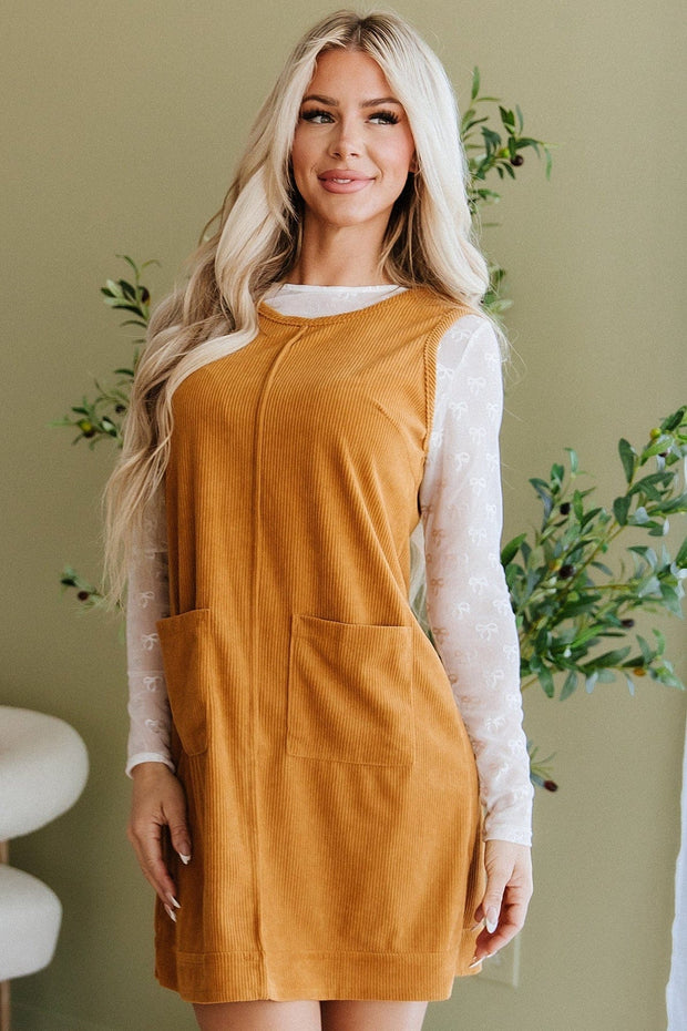 Linden Corduroy Sleeveless Mini Dress | DROPSHIP
