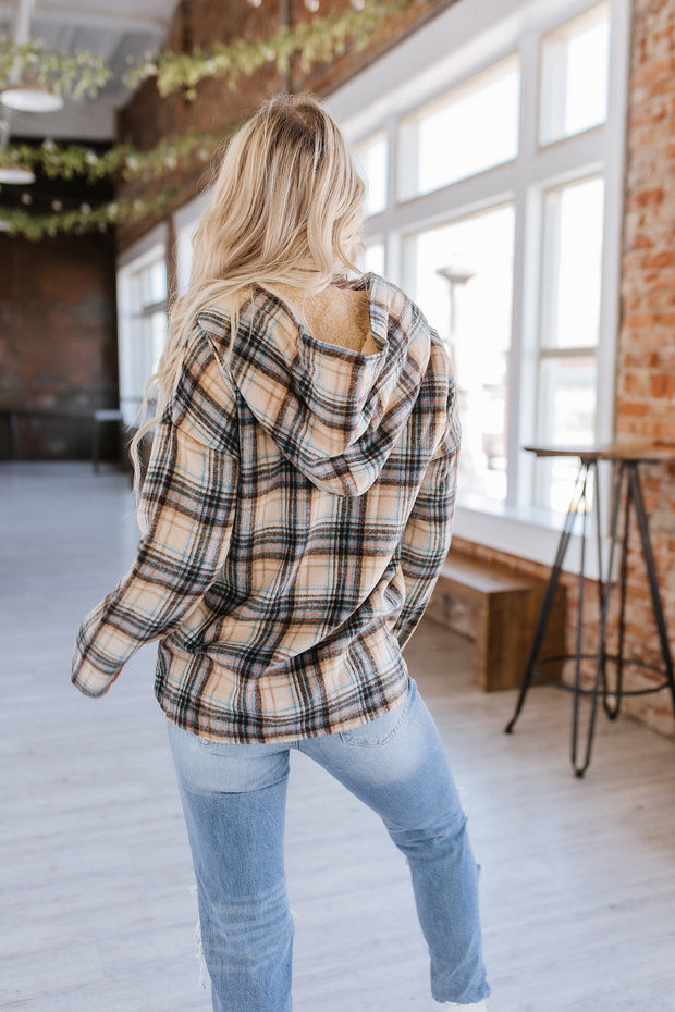 SALE - Lorelai Plaid Pullover Hoodie | Size Medium