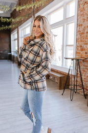 SALE - Lorelai Plaid Pullover Hoodie | Size Medium