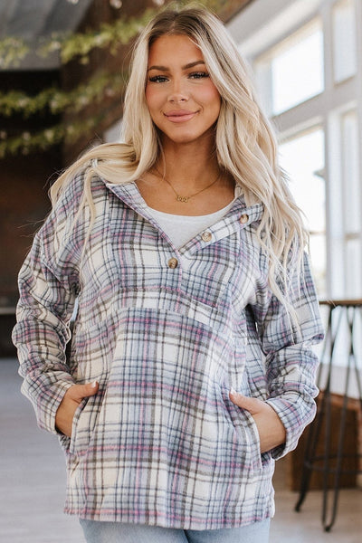 Lorelai Plaid Pullover Hoodie | S-2XL