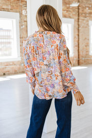 SALE - Loretta Boho Smocked Blouse | Size Small