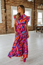 Lorraine Ruffle Tiered Maxi Dress | S-XL | PRE ORDER