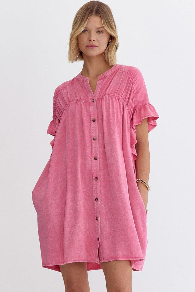 Lou Short Sleeve Mini Dress | S-XL