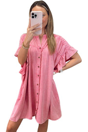 Lou Short Sleeve Mini Dress | S-XL