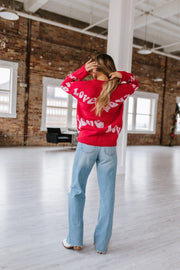 SALE - Love Drop Sleeve Sweater | Size Medium
