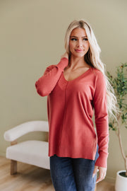 Lydia Front Seam Sweater