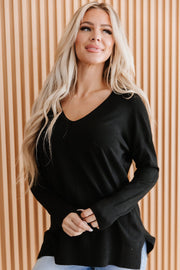 Lydia Front Seam Sweater