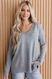 Lydia Front Seam Sweater