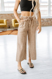 Mable Cropped Fleece Lounge Pants | S-XL