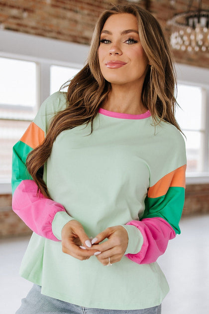 SALE - Maddy Color Block Tunic – Liam & Company