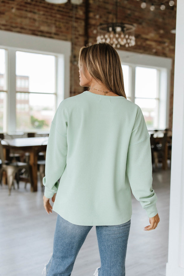 Maisey Ribbed Long Sleeve Top | S-XL