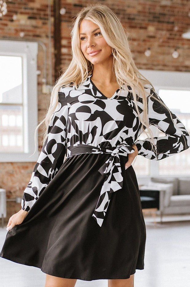 Mara Long Sleeve Mini Dress | S-XL