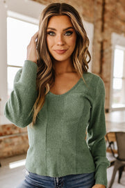 SALE - Marlowe Textured Long Sleeve Top