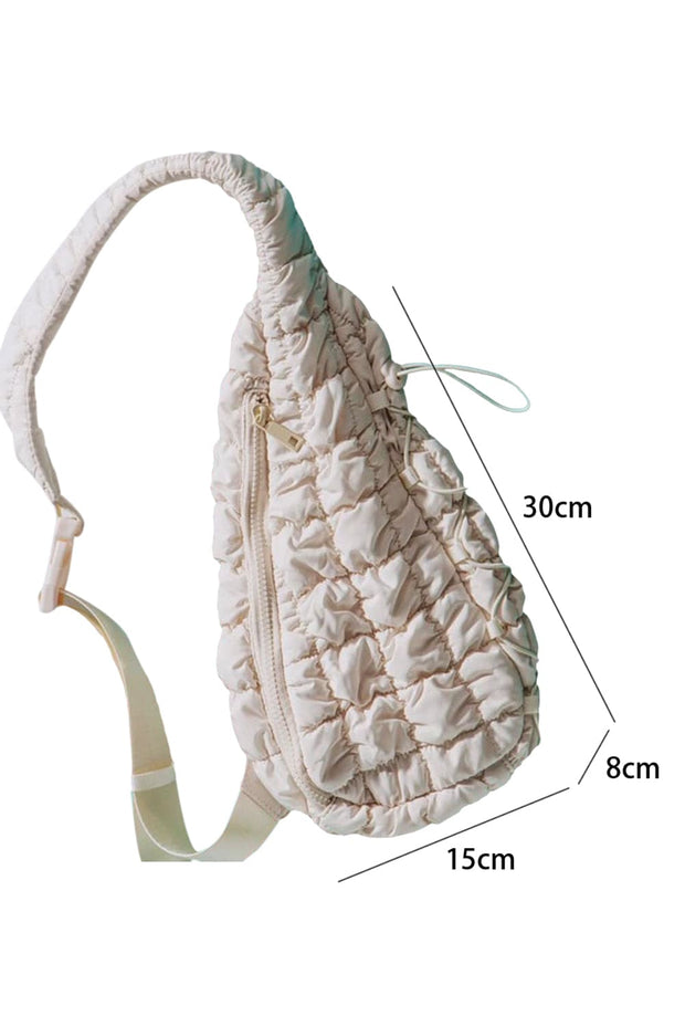 Marshmallow Quilted Crossbody Bag