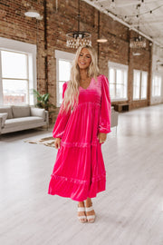 SALE - Mary Velvet Dress | Size Large