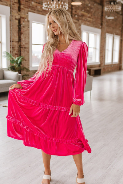 SALE - Mary Velvet Dress | Size Large