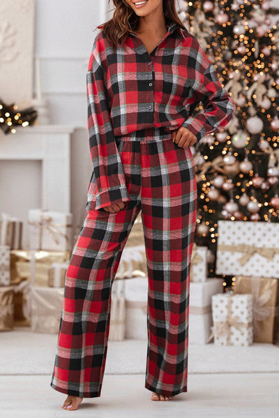 Matteson Checkered Pajama Set | S-XL