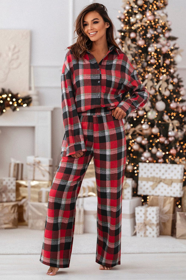 Matteson Checkered Pajama Set | S-XL