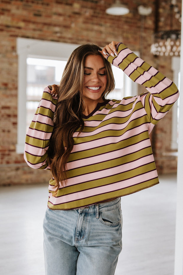 Maurice Striped Pullover Top