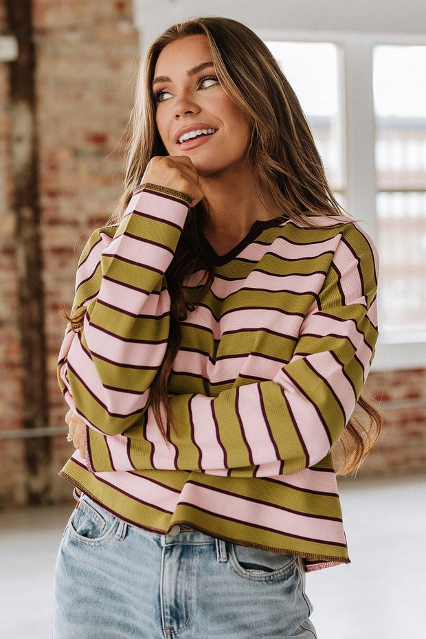 Maurice Striped Pullover Top