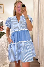 Meredith Patchwork Mini Dress | S-XL