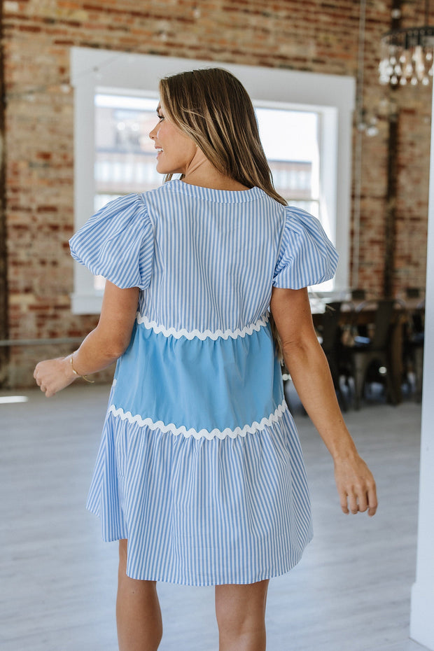 Meredith Patchwork Mini Dress | S-XL