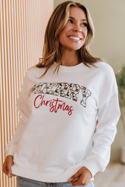 Merry Christmas Graphic Sweatshirt | DROPSHIP