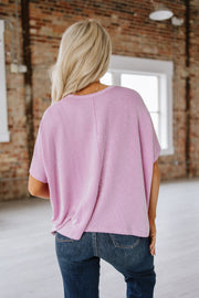 Mindy Ribbed Oversized Top