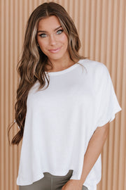 Mindy Ribbed Oversized Top