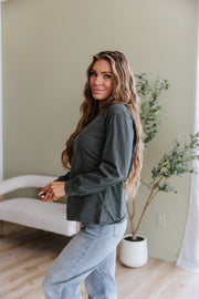 Muriel Basic Long Sleeve Top