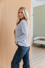 Muriel Basic Long Sleeve Top