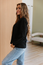 Muriel Basic Long Sleeve Top