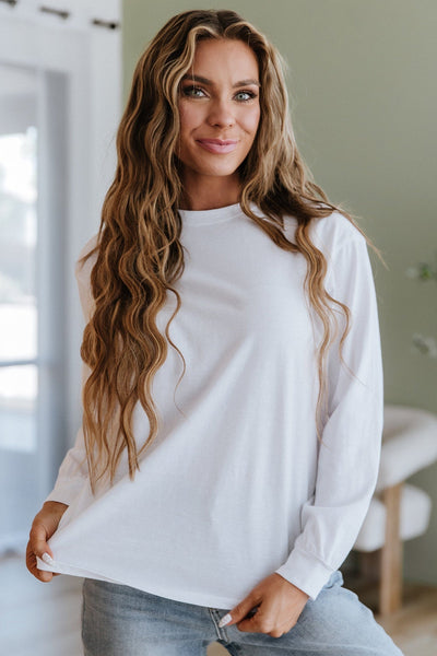 Muriel Basic Long Sleeve Top