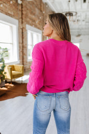Nellie Bubble Sleeve Sweater | S-XL