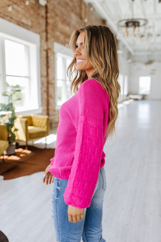 Nellie Bubble Sleeve Sweater | Size 2XL