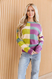 Nerissa Stripe Colorblock Sweater | DROPSHIP