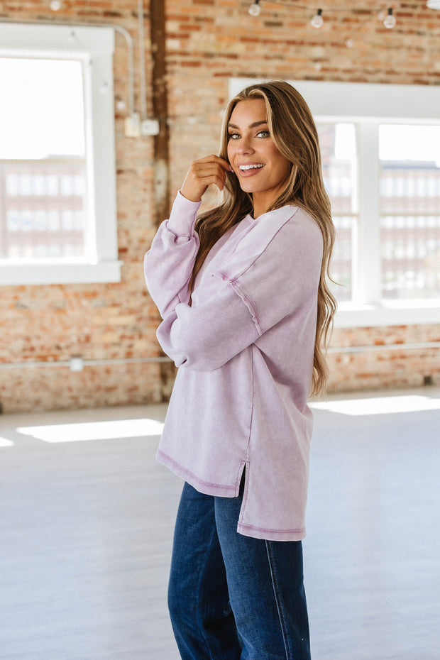 Nikki Mineral Wash Oversized Sweatshirt | S-XL