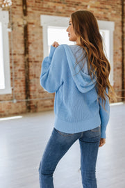Nina Henley Hooded Sweater | S-2XL
