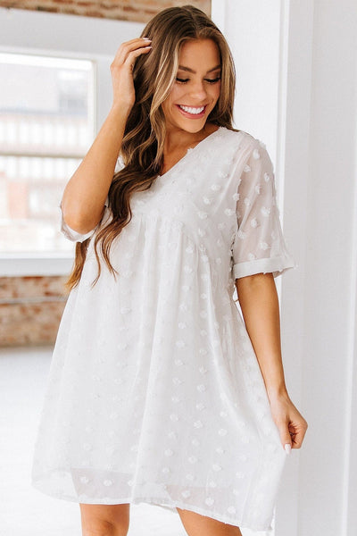 SALE - Aylani Swiss Dot Dress | Size S - L