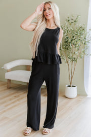 SALE - Vita Textured Ruffle Two Piece Set