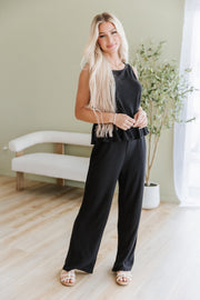 SALE - Vita Textured Ruffle Two Piece Set