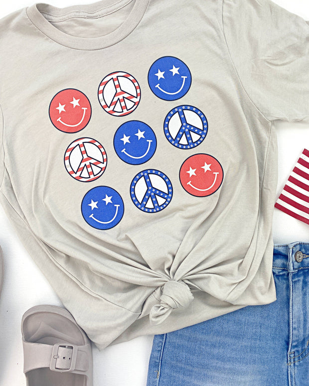 SALE - Peace & Smile Tee
