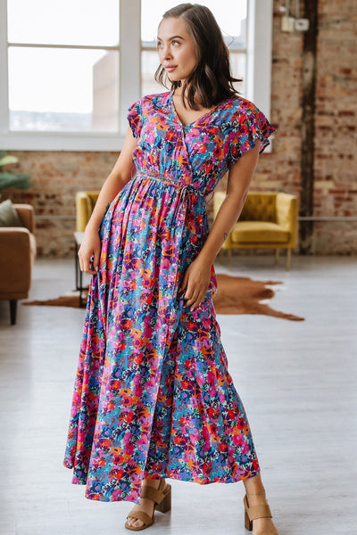 Perez Floral Print Maxi Dress | Pre Order 5/13