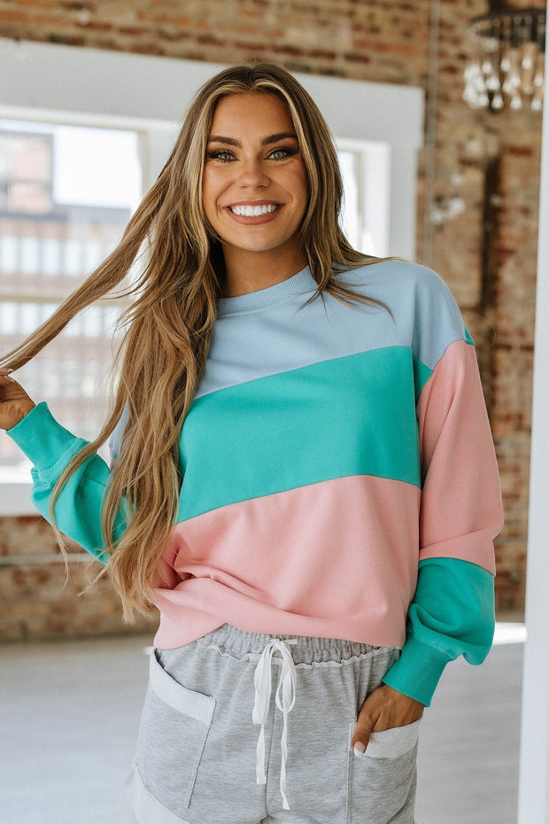 Philipa Colorblock Sweatshirt | S-2XL | PRE ORDER