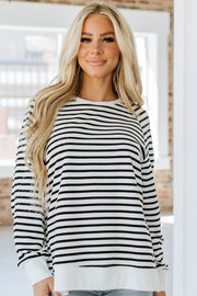 Pierce Striped Loose Sweatshirt | S-XL