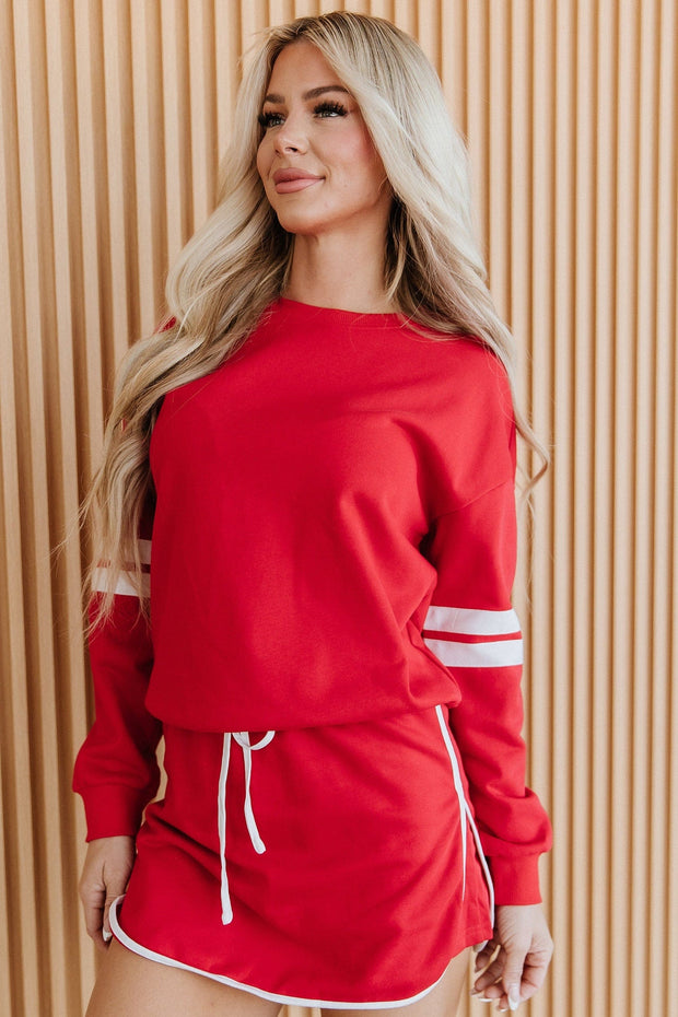 Pip Varsity Stripe Skirt Set